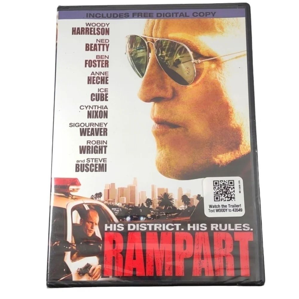 Rampart DVD 2012 Woody Harrelson Ned Beatty Sigourney Weaver New Sealed NWT